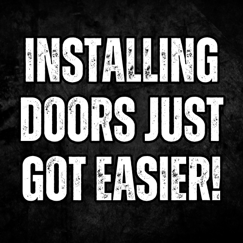 Did you know the Men of All Trades Door Lifter can reduce your effort in installing doors by 80%?