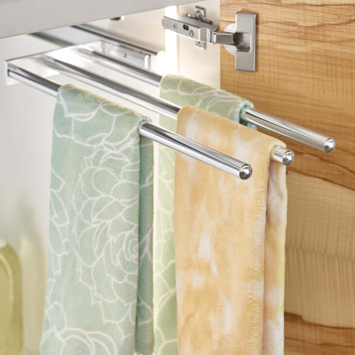 Towel Rack Pull-Out 3 Bar Extendable