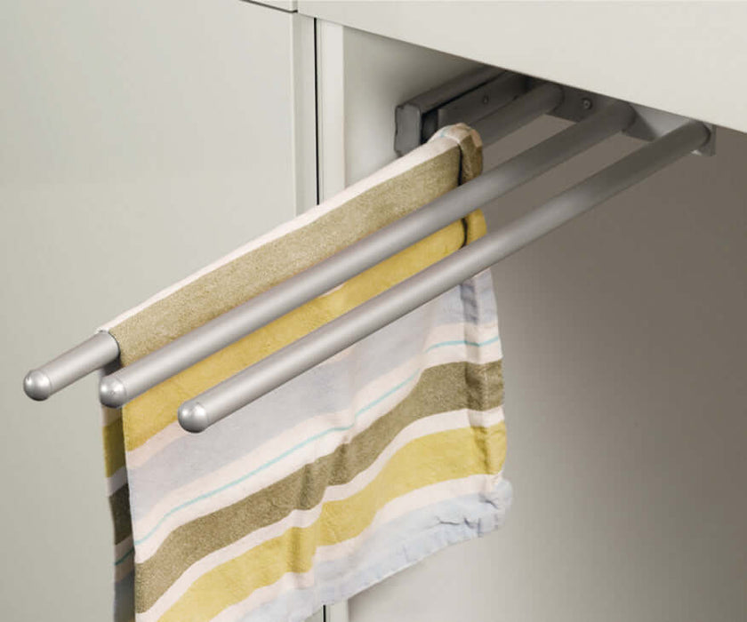 Towel Rack Pull-Out 3 Bar Extendable