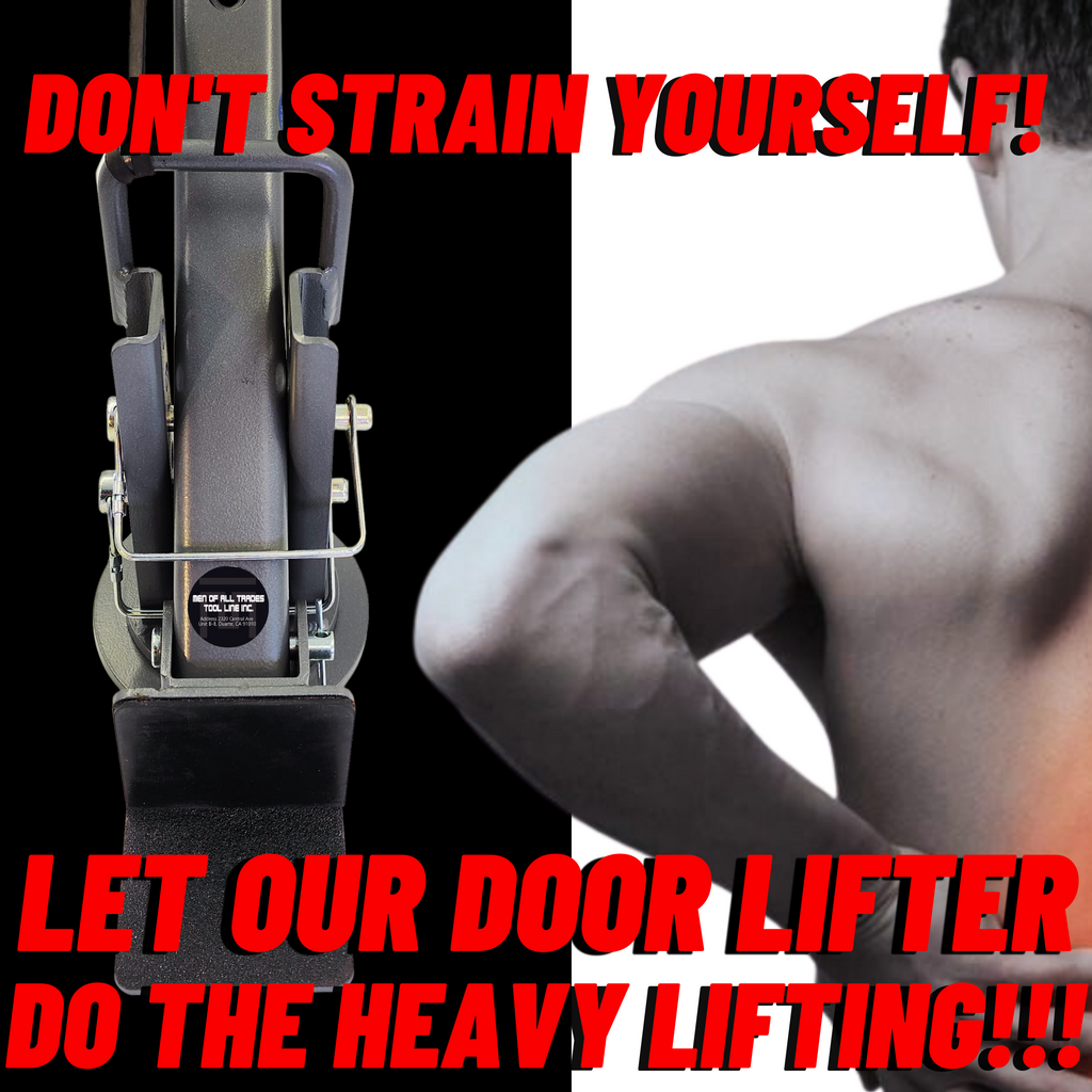 Men of All Trades Door Lifter Tool Makes Door Installations Easy: Say Goodbye to Back Pain