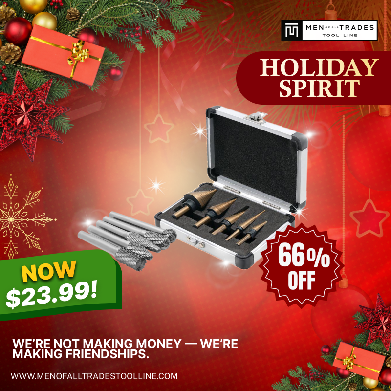 Step Drill & Carbide Burr Set