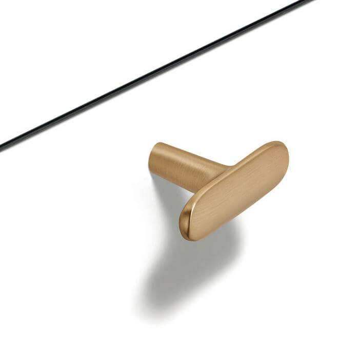 Knob Zinc Alloy T-Knob, Delaney